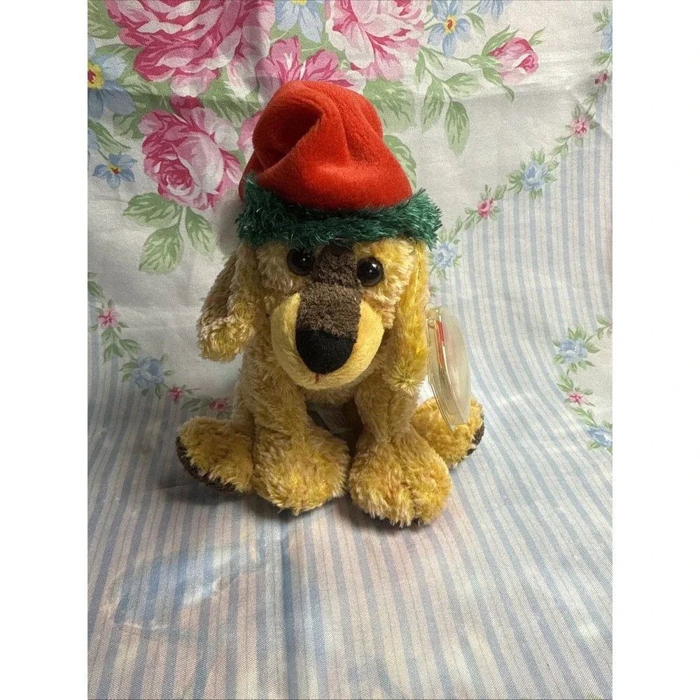 Ty Beanie Baby ~ Jinglepup The Dog ~ 4394 ~ 2000‎ (7.5 Inch) USA Exclusive